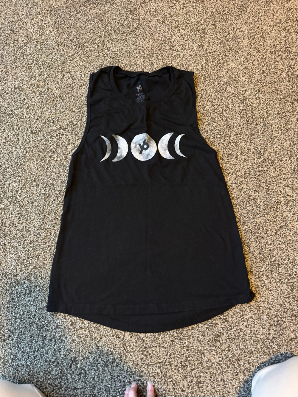 Black Moon Phase Graphic Tank Top - Women's Sleeveless Tee
